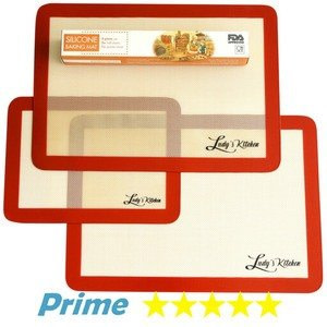 Ludy's Kitchen 3-Pc Silicone Baking Mats silicone baking mats