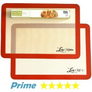 Ludy's Kitchen 2-Pc Silicone Baking Sheets silicone baking sheets